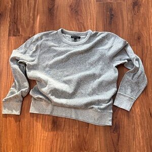 Banana Republic Gray Waffle Knit Pullover